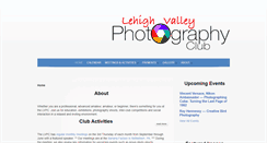 Desktop Screenshot of lvphotographyclub.org