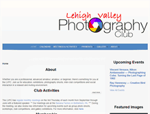 Tablet Screenshot of lvphotographyclub.org